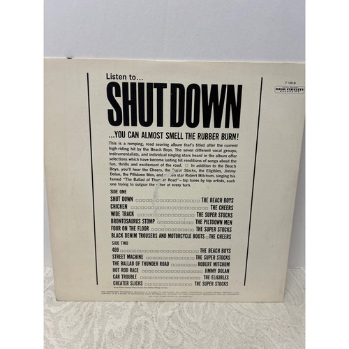 Shut Down Vinyl Record LP The Beach Boys Robert Mitchum Capitol Records 1963 - Bild 3 von 5