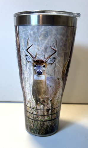 TERVIS 30 oz. Stainless Steel Deer Trio Tumbler With Slider Lid Dishwasher Safe - Picture 3 of 8