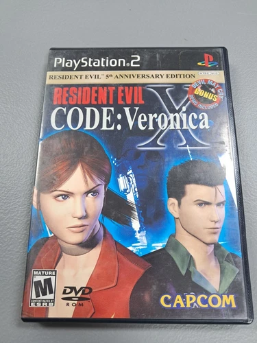 Resident Evil Code Veronica X 5th Anniversary Edition Bonus Disc Sony PS2
