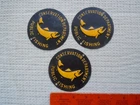 vintage new york conservation department public fishing tin sign x 3