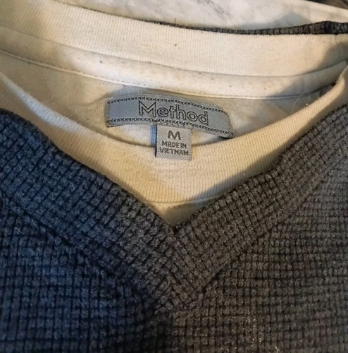 Maglione pullover manica lunga metodo a strati Y2K taglia media - Foto 3 di 7