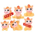  6 Pcs Micro Landscape Horse Ornaments Miniature Resin Animals Figures Farm