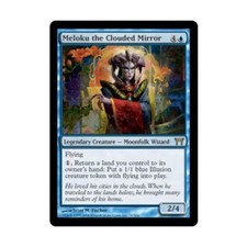 WOTC MtG Champions of Kamigawa Meloku the Clouded Mirror (R) (Foil) EX