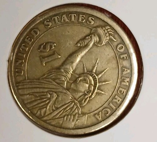Moneda de 1 dólar Jhon Adams 2do presidente 1797-1801, 2007 D - Imagen 3 de 3