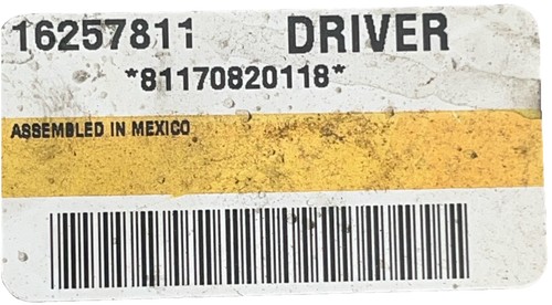 97-98 Corvette C5 Driver Side Door Window Control Module 16257811 Aa7289 - Picture 6 of 6