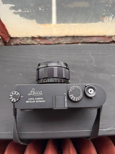 Canon 50mm f1.2 LTM Mount with Adapter to Leica M Mount Black Repaint - Picture 10 of 10