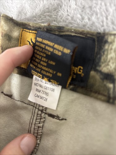 Browning Wasatch Chamois Pants Mossy Oak Green Cargo Outdoor Size 2XL - NEW - - Picture 10 of 18