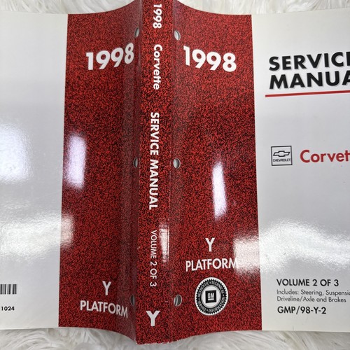 1998 Chevrolet Corvette Repair Shop Service Manual Complete 3 Vol. Set - Picture 6 of 11