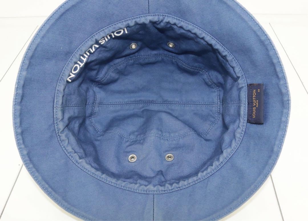 LOUIS VUITTON Monogram Essential Denim LV Bucket Hat | eBay LOUIS VUITTON Monogram Essential Denim LV Bucket Hat | eBay