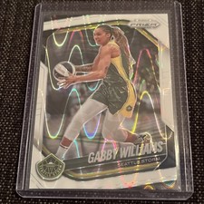 2025 Panini Prizm WNBA- White Seismic #77 Gabby Williams- Seattle Storm 