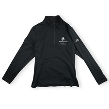 The North Face Women's Quarter-Zip Pullover Custom Logo Black Size XL
