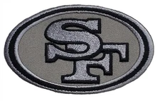 San Francisco Football Embroidered Iron On Patch 4"