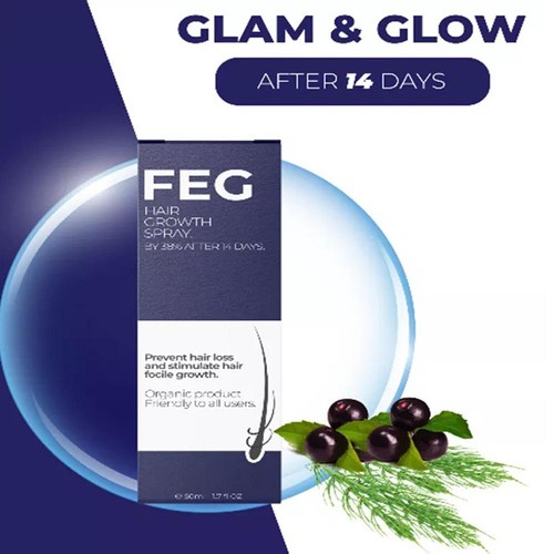 FEG Organic Anti Hair Loss Hair Growth Cure Oil For Thicker Long Hair 50ML H OT - Picture 3 of 10