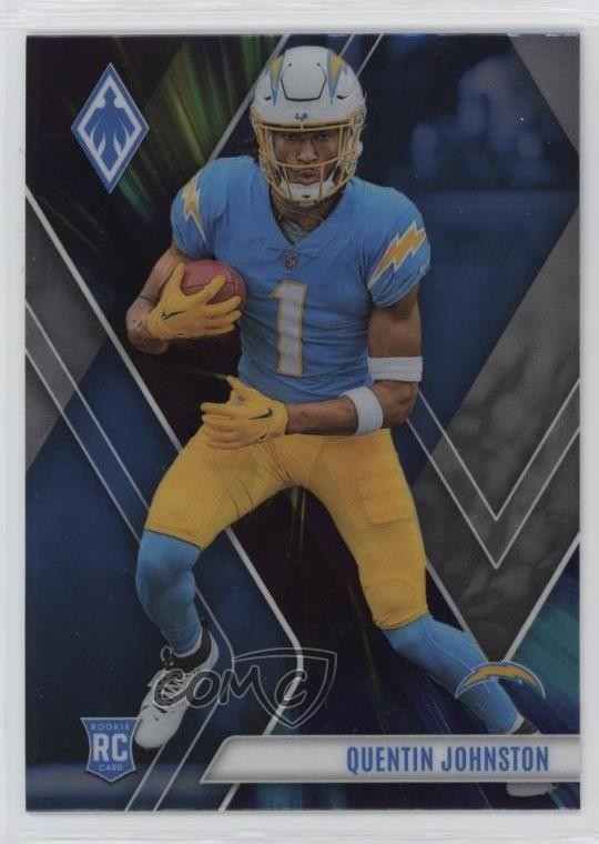 2023 Panini Phoenix Rookies Color Burst Quentin Johnston #107 Rookie RC
