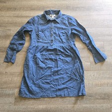 Nine West Women's Lightweight Denim Dress Brentwood  Dark Blue Jean M Medium NWT