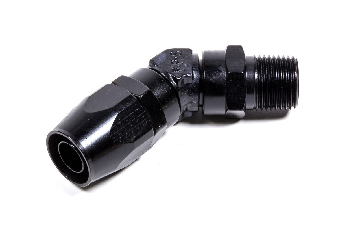 Fragola #10 45-Degree x 1/2 MPT Hose End Black 194510-BL Fragola #10 45-Degree x 1/2 MPT Hose End Black 194510-BL