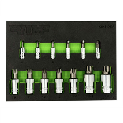 VIM Tools 13-teiliges XZN Triple Square Schraubendreher-Set   S2 Stahl XZNS1000A