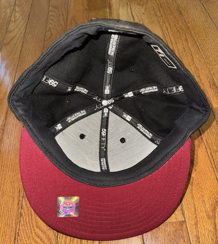 Alabama Crimson Tide New Era 59Fifty eng anliegende Mütze Größe 7 5/8 100 % Wolle Elefant - Bild 6 von 8