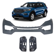Front Upper Bumper Cover Assembly For 2020-2023 Ford Explorer LB5Z-17D957-SCPTM