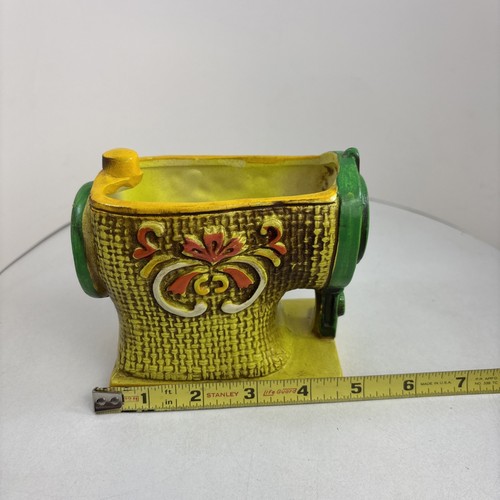 Ardco Japan Vintage Style Sew Seamstress Sewing Machine Planter VINTAGE rare - Picture 4 of 6