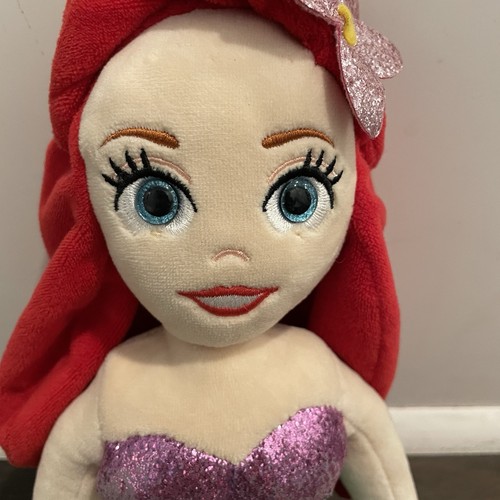 TY The Little Mermaid Ariel Plush Doll Beanie Baby - Picture 5 of 10