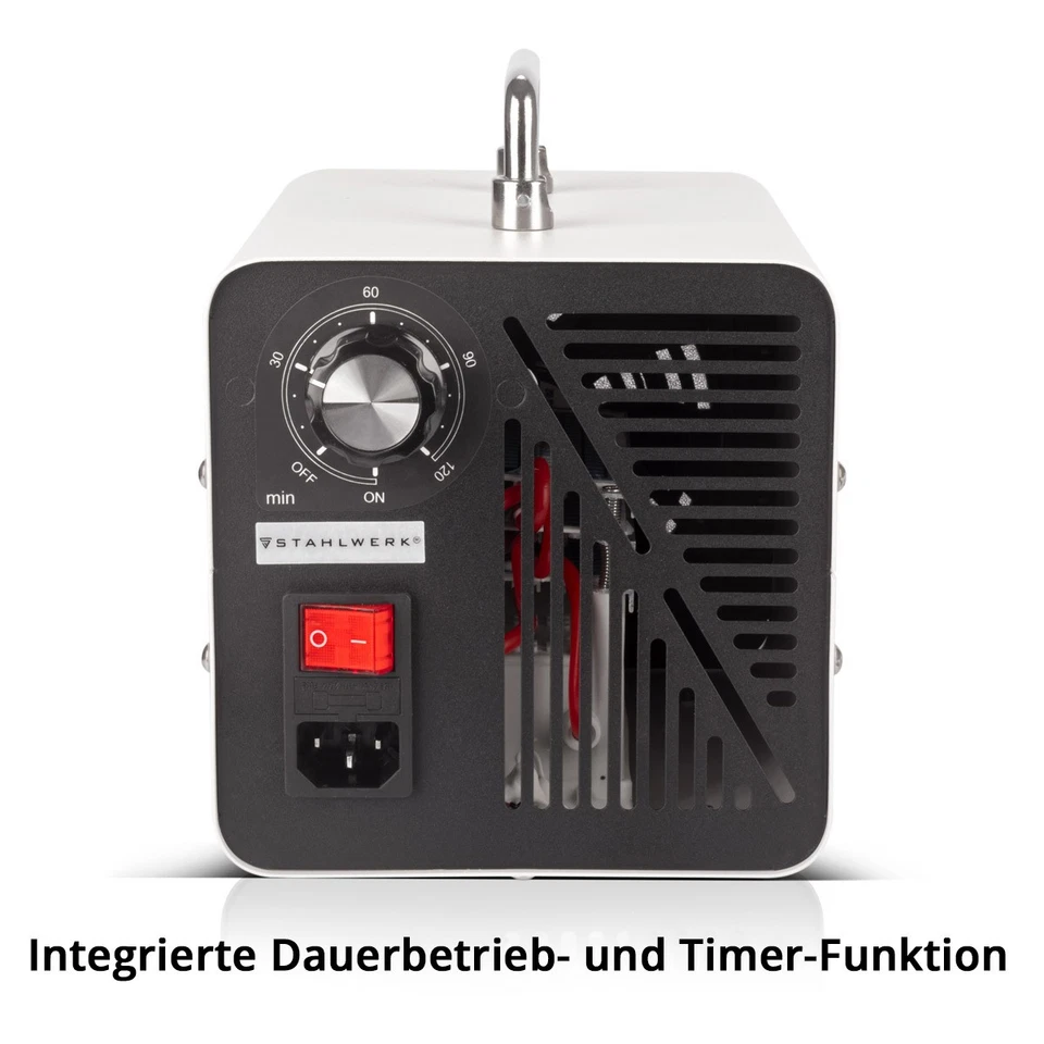 STAHLWERK Ozongenerator 40 g/h 200 qm Ozonisator Ozongerät Ozon Luftreiniger - Bild 3 von 4