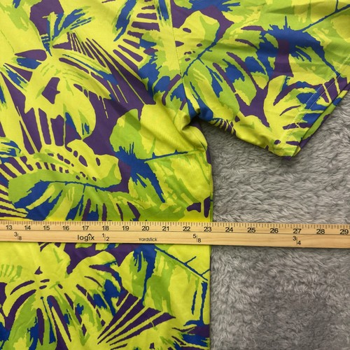 Polo Proud 90 Golf Is Fun Uomo XL Giallo All Over Floreale Performance Elasticizzata - Foto 6 di 7