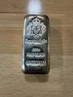 10 TROY OZ .999 Silver Bar by Scottsdale Mint Loaf Pour "Chunky" #A396