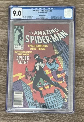 The Amazing Spider-Man #252 (Marvel Comics May 1984) CGC 9.0 White pages.