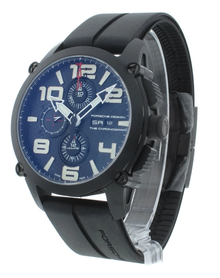 Reloj Hombre Porsche Design Indicator Cronógrafo 47mm Automático P.693013461201 Foto 3 de 4