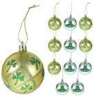 12 Stück irische Ornamente zum Aufhängen am Baum, St. Patrick's Day, hängende