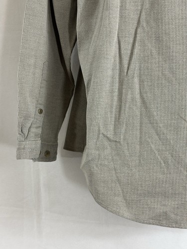 Camisa Alfani Para Hombre Talla 171/2 34-35 Tostado Caqui Pana Botón Cuello Neru Larga Slv - Imagen 13 de 16