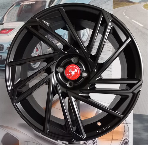 Set 4 Cerchi in Lega 7jx17" per ABARTH 500e ELETTRICA Rims Jantes Felgen Eblack - Picture 5 of 7