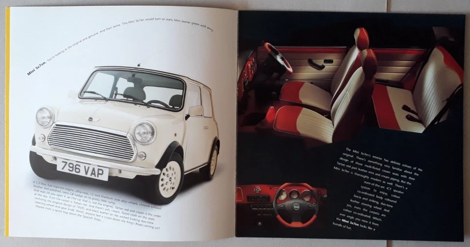 Rover Mini Classic Range Brochure 2000 - Se7en Cooper Cooper Sport - Image 3 of 4