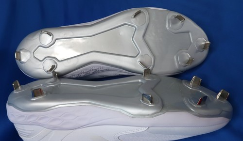 NIB New Balance White Metal Fresh Foam X 3000V6 Pearls Metal Cleats Size 15 - Picture 8 of 10