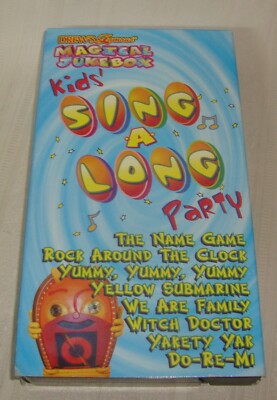 Drew's Famous Magical Jukebox Kids' Sing a Long Party VHS