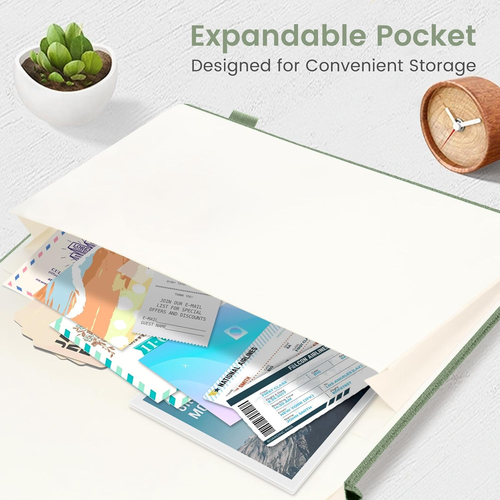 Lined Journal Notebook for Women & Men, Hardcover College Ruled Journal Notebook - Picture 4 of 7