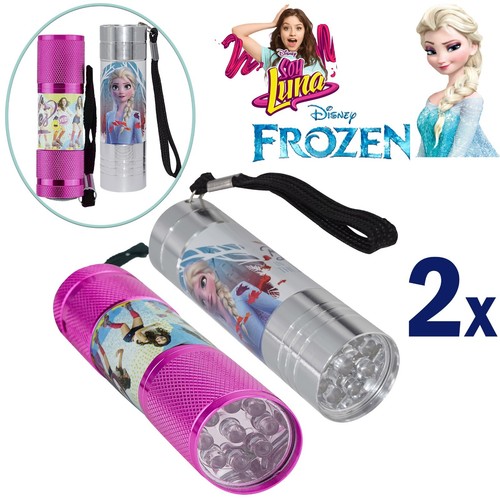 2Pack Licensed 9 LED Aluminum Torches 8.7cm Kids Pocket Torch for Indoor Outdoor - Picture 53 of 105