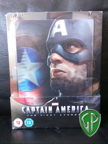 Captain America: The First Avenger - Zavvi Lenticular Steelbook - NEW & SEALED - Picture 1 of 7
