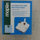 Maplin Twin 1.0A Output USB Power Supply