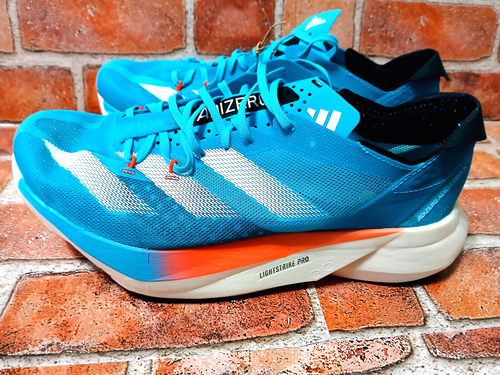 Adidas Adizero Adios Pro 3 Running Shoes 'Lucid Cyan' ID8468 Mens Size 9.5 - Picture 4 of 8