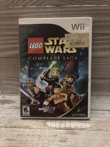 Lego Star Wars The Complete Saga (Nintendo Wii, 2007) Not Tested - Picture 1 of 6