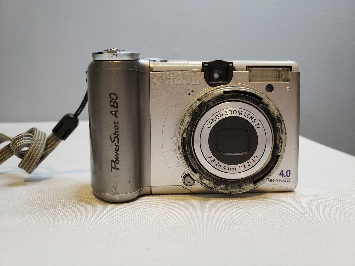 Canon PowerShot A80 Digital Camera 4.0 Mega Pixels - Parts