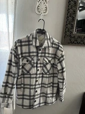Thread and Supply jacket in grey/ white size Small
