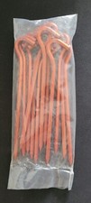 Hexagon lightweight aluminium alloy tent pegs - pack of 10
