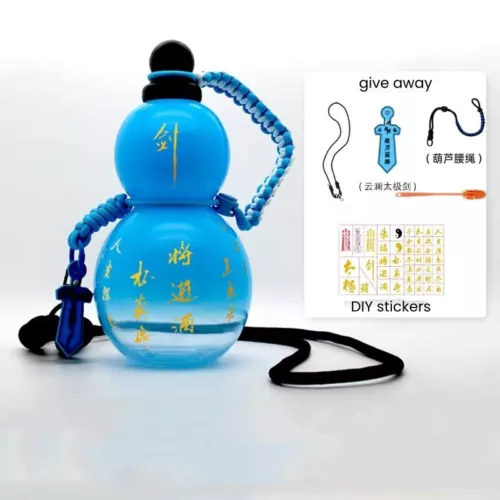 Black Myth: Wukong Gourd port bottiglia d'acqua 800ML porte gioco fan collezionismo - Foto 9 di 15