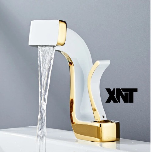 Art Waschtisch Bad Mischbatterie Wasserfall Modern Wasserhahn - Bild 3 von 6