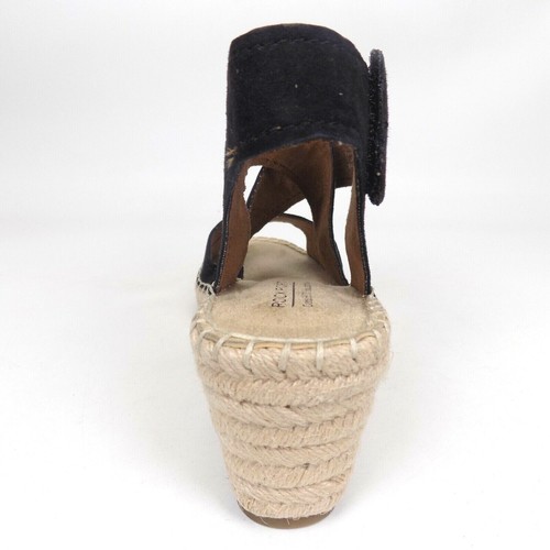 NEW! Rockport Cobb Hill Kairi Espadrille Wedge Womens Sandals Size 6 WIDE, Black - Picture 5 of 11