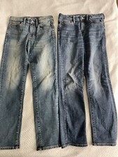 2 Old Navy Boys 360 Stretch Slim Built-in Tough Jeans Sz 12