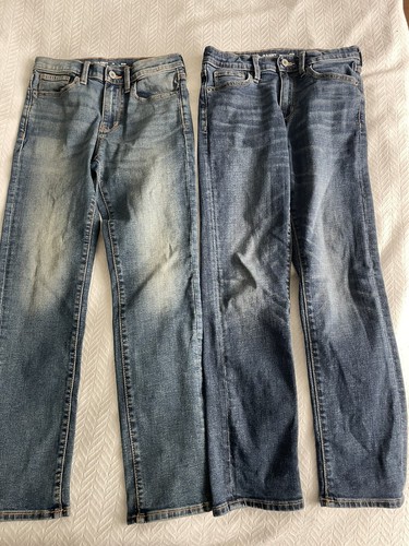 2 Old Navy  Boys 360 Stretch Slim Built-in Tough Jeans Sz 12 - Picture 1 of 6